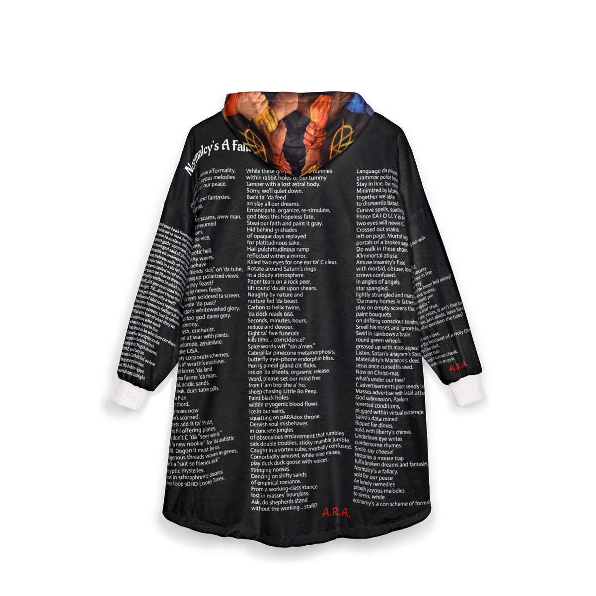 Poetic Silent Storm Hooded Blankie