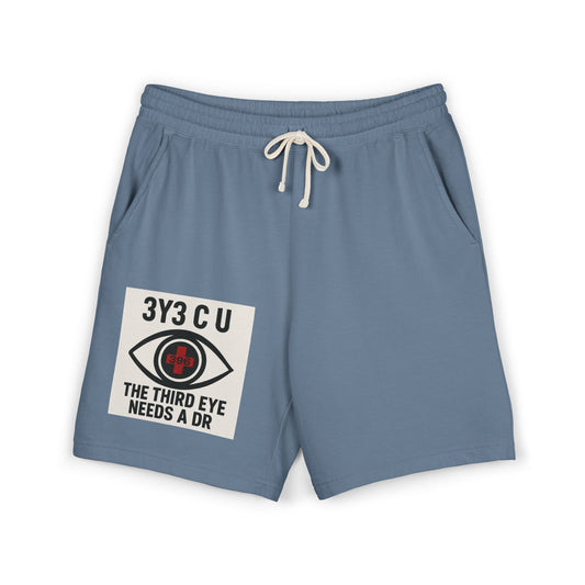 I. 3Y3 C U Lightweight Fleece Sweat Shorts