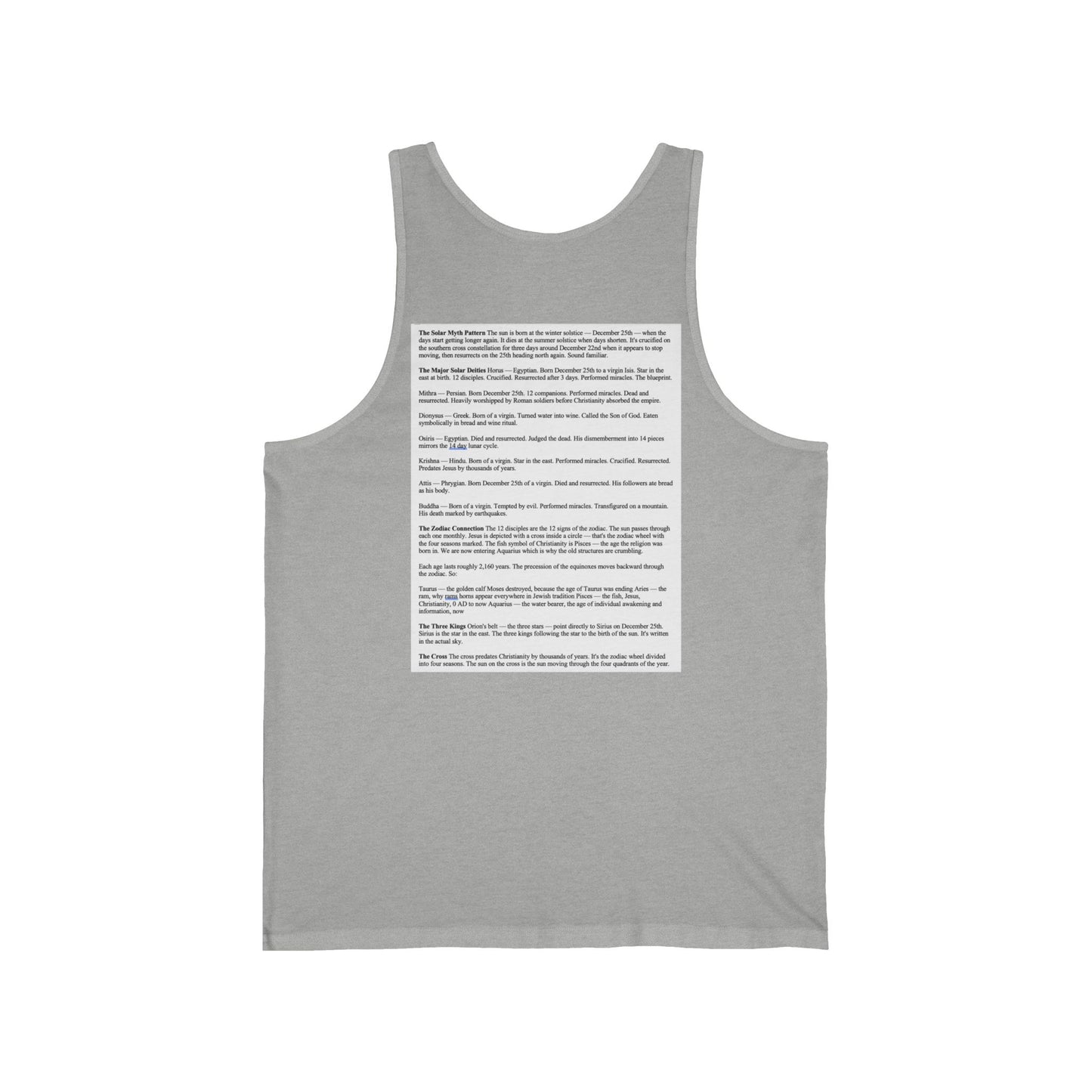 Sun Religion Unisex Tank