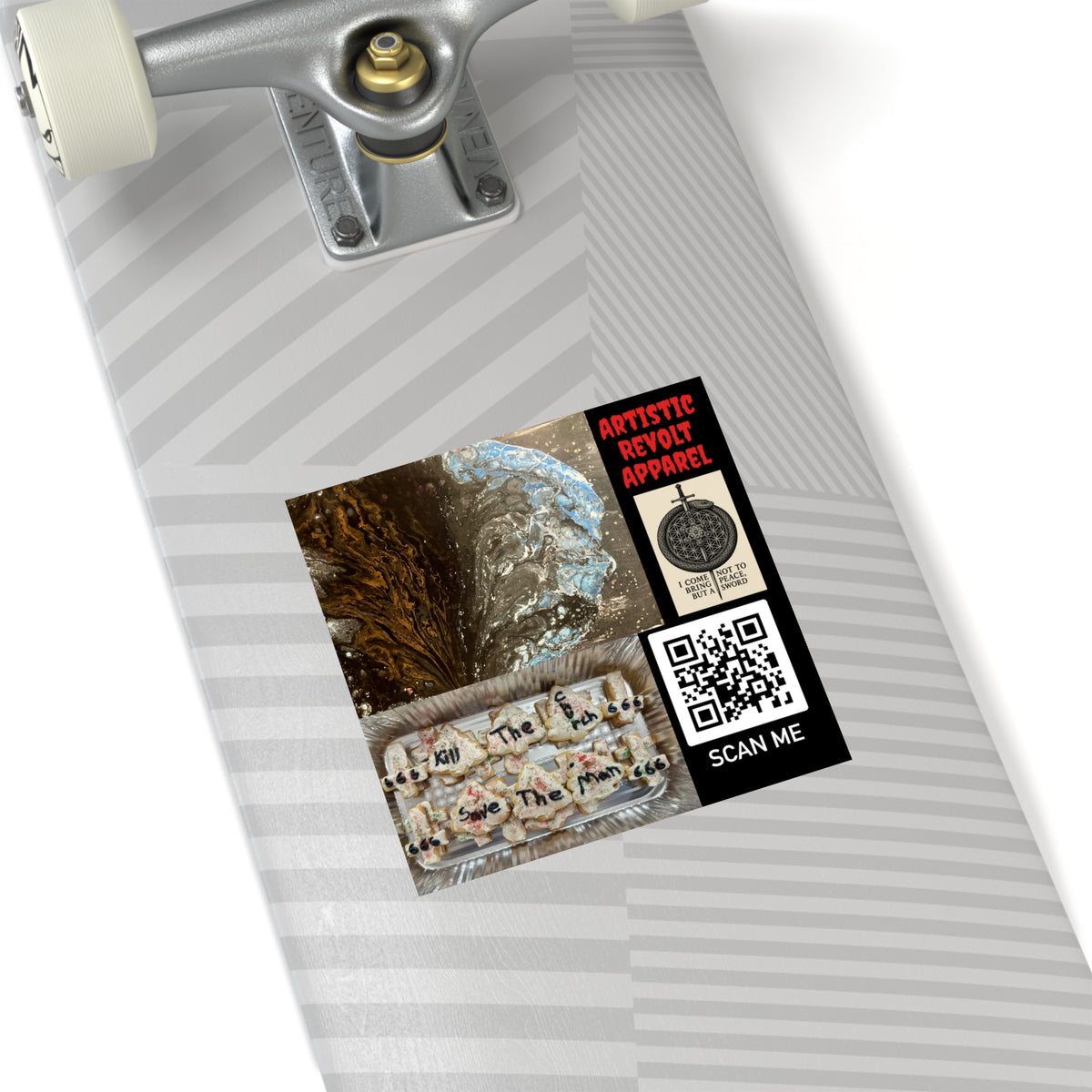 Buried Blue Race Stickers, Indoor\Outdoor