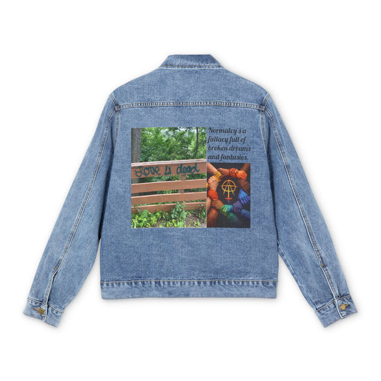 E. Love is Dead Denim Jacket