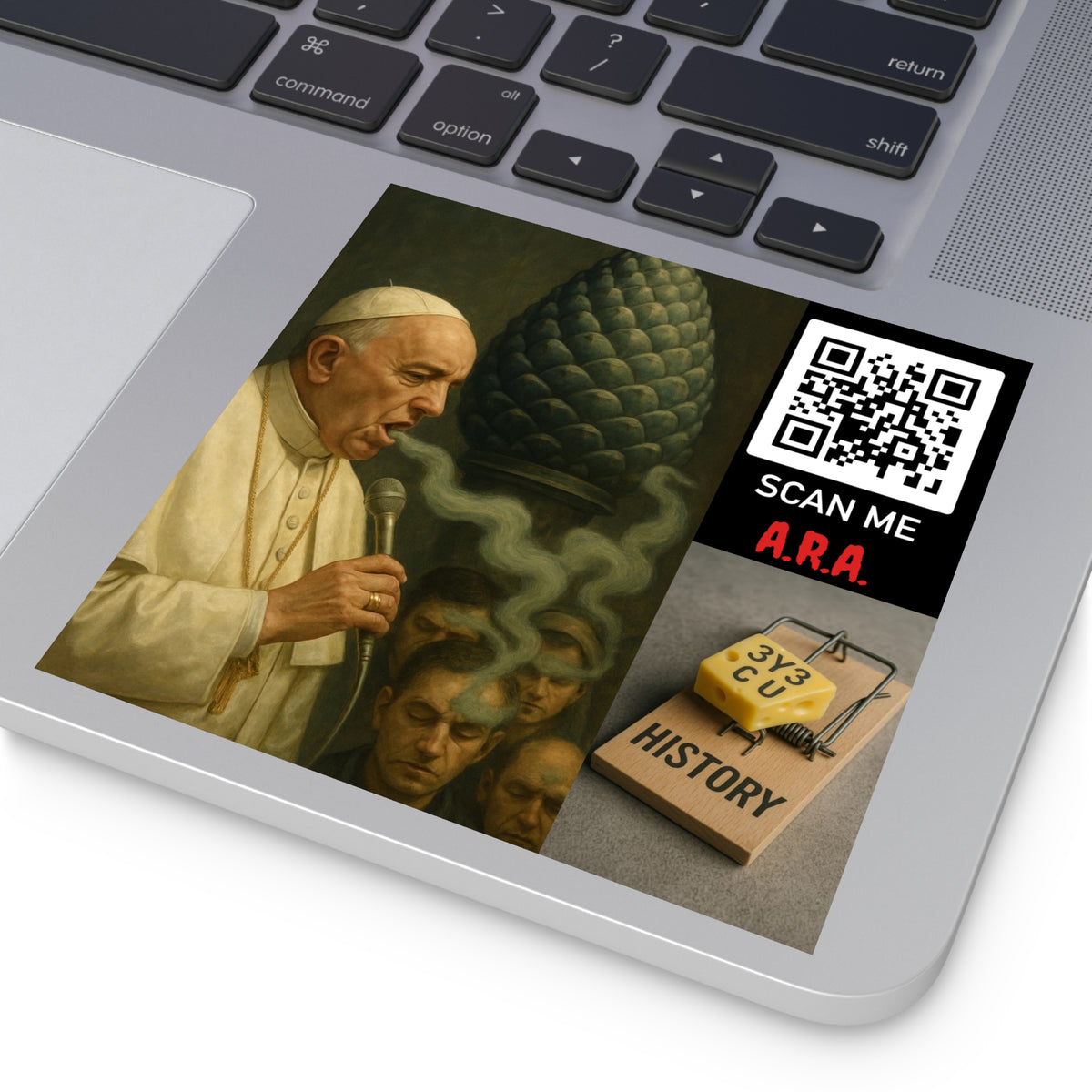Pope's Smoke Stickers, Indoor\Outdoor