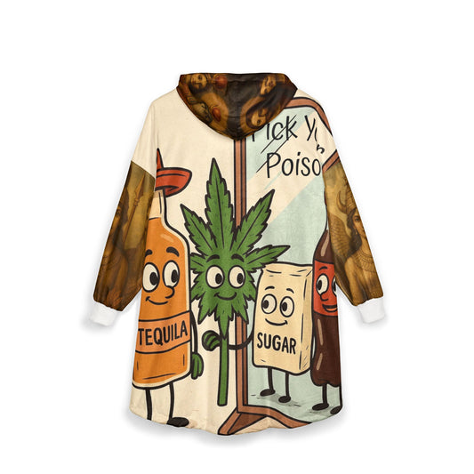 F. Pick Your Poison Hooded Blankie