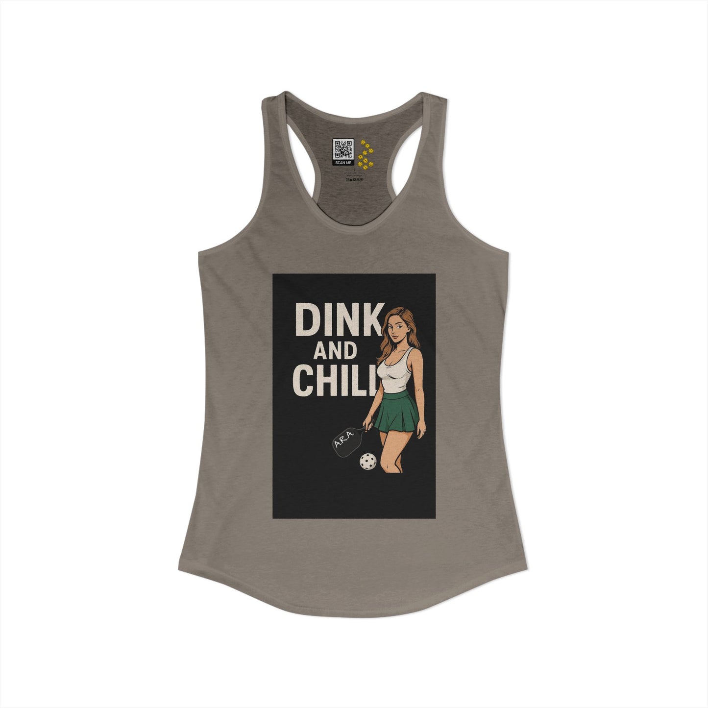 Dink and Chill Two Racerback Tank