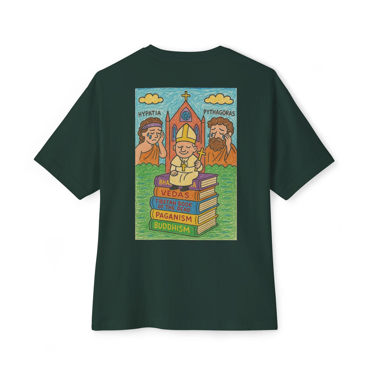 B. Doctrine Built on Bones Boxy Tee
