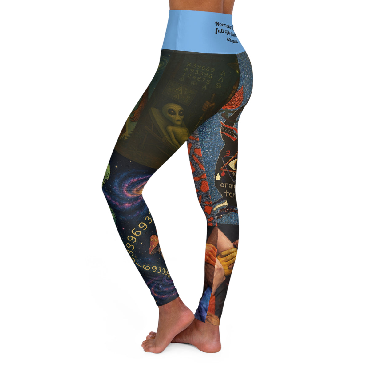 H. Ego Death Yoga Leggings
