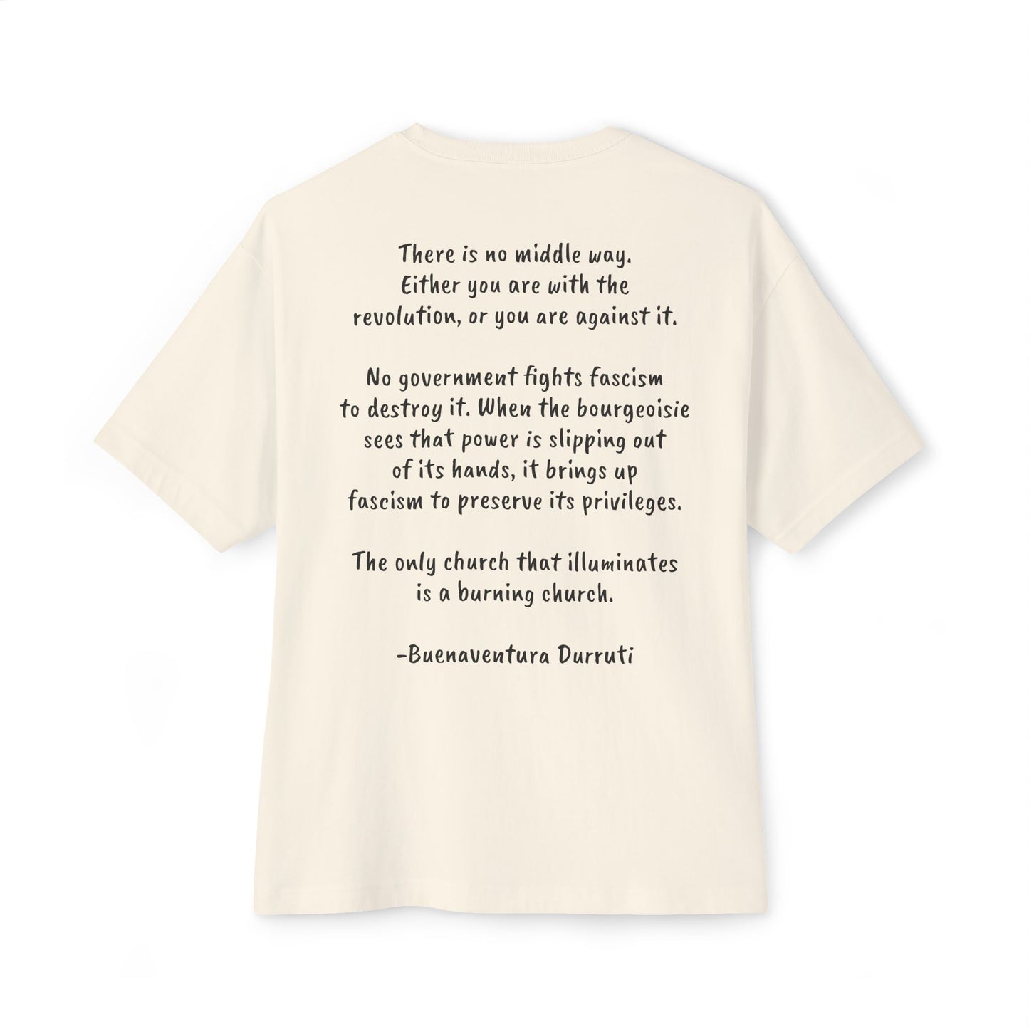 K. Buenaventura Durruti Boxy Tee