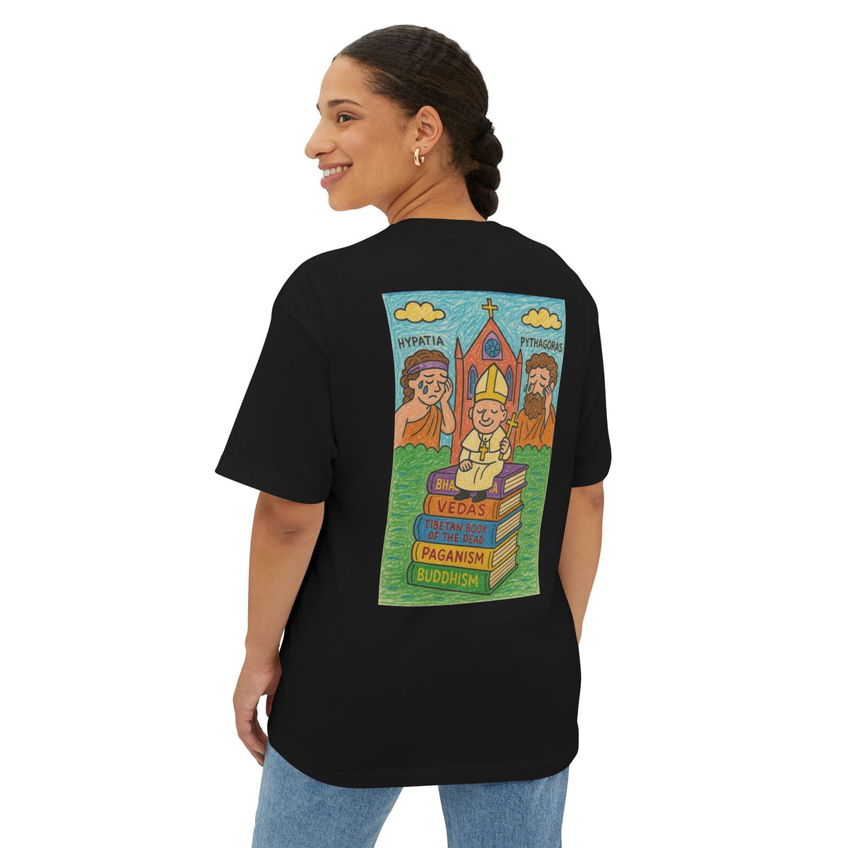 B. Doctrine Built on Bones Boxy Tee
