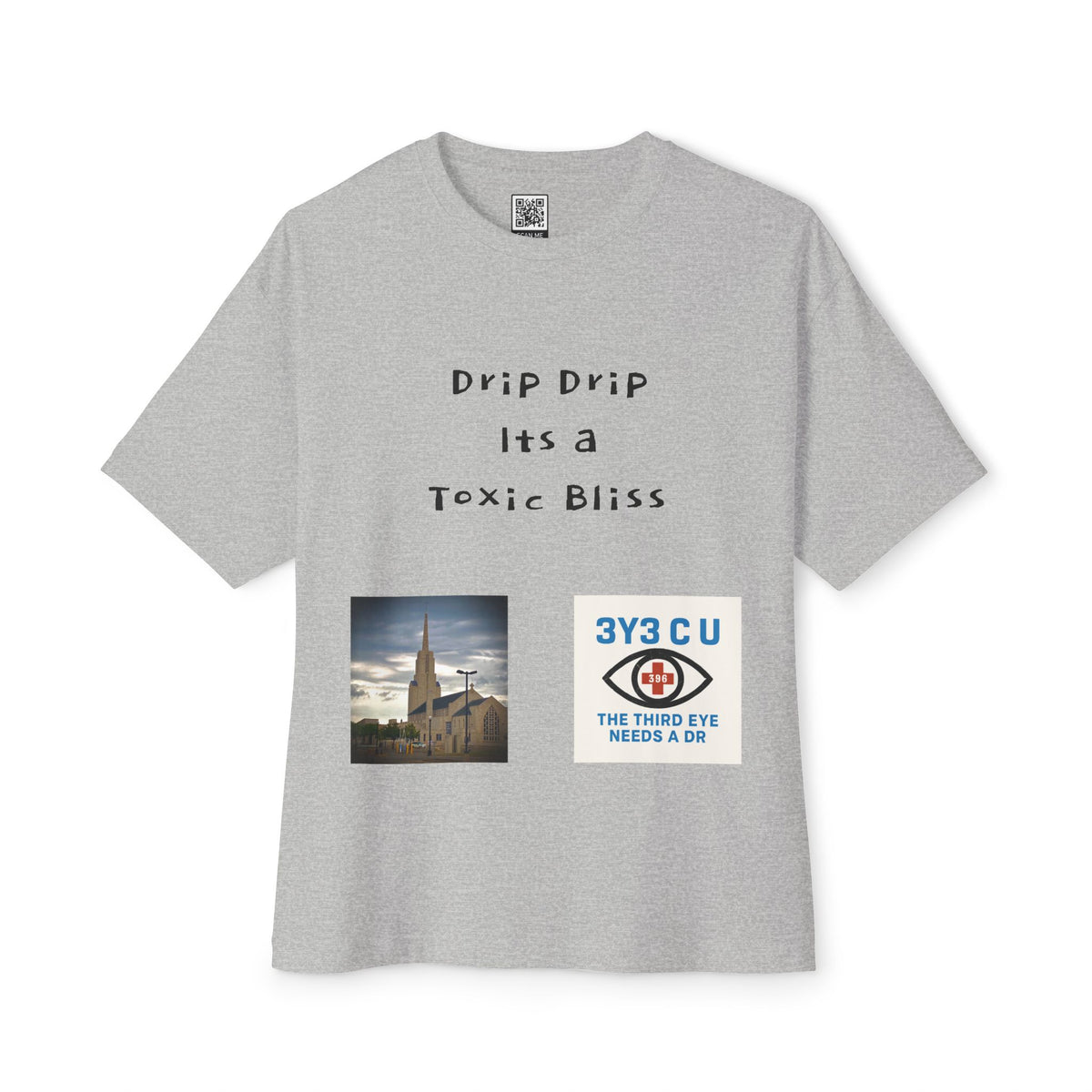 B. Doctrine Built on Bones Boxy Tee