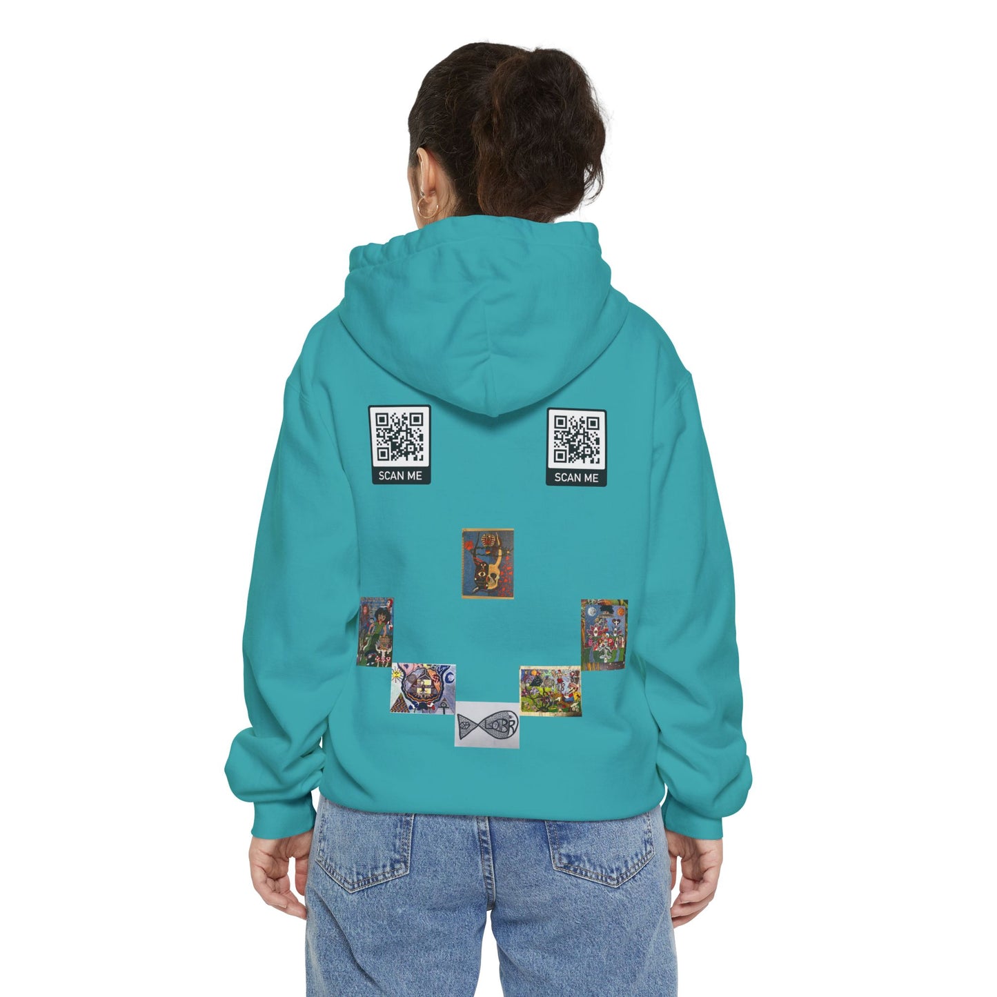 Smile, Say heART Unisex Hoodie