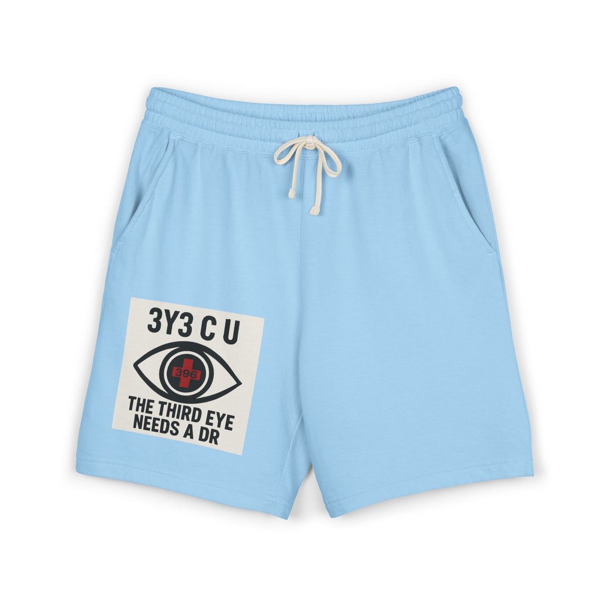 I. 3Y3 C U Lightweight Fleece Sweat Shorts