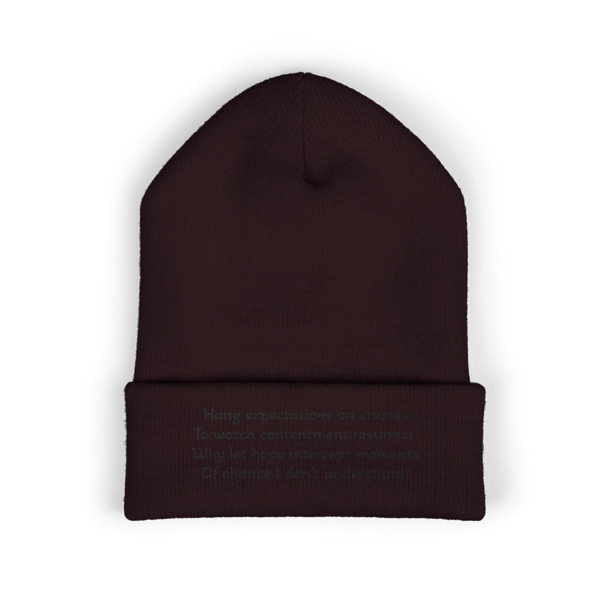 Z. Hang Expectations Beanie (Embroidery)