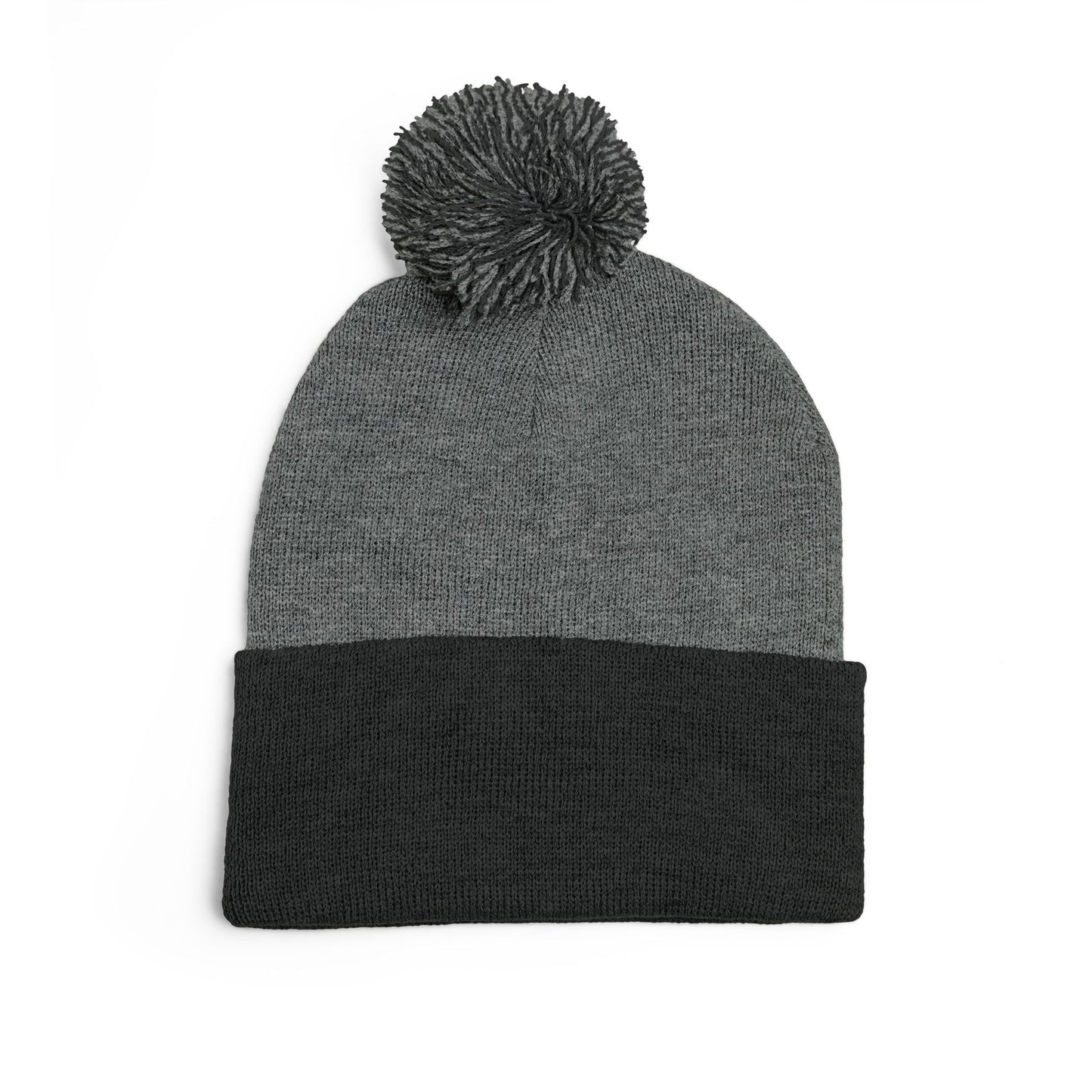 Y. Drip Drip White Pom-Pom Knit Cap (Embroidery)