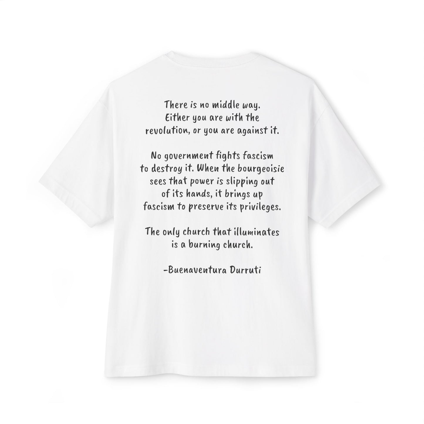 K. Buenaventura Durruti Boxy Tee