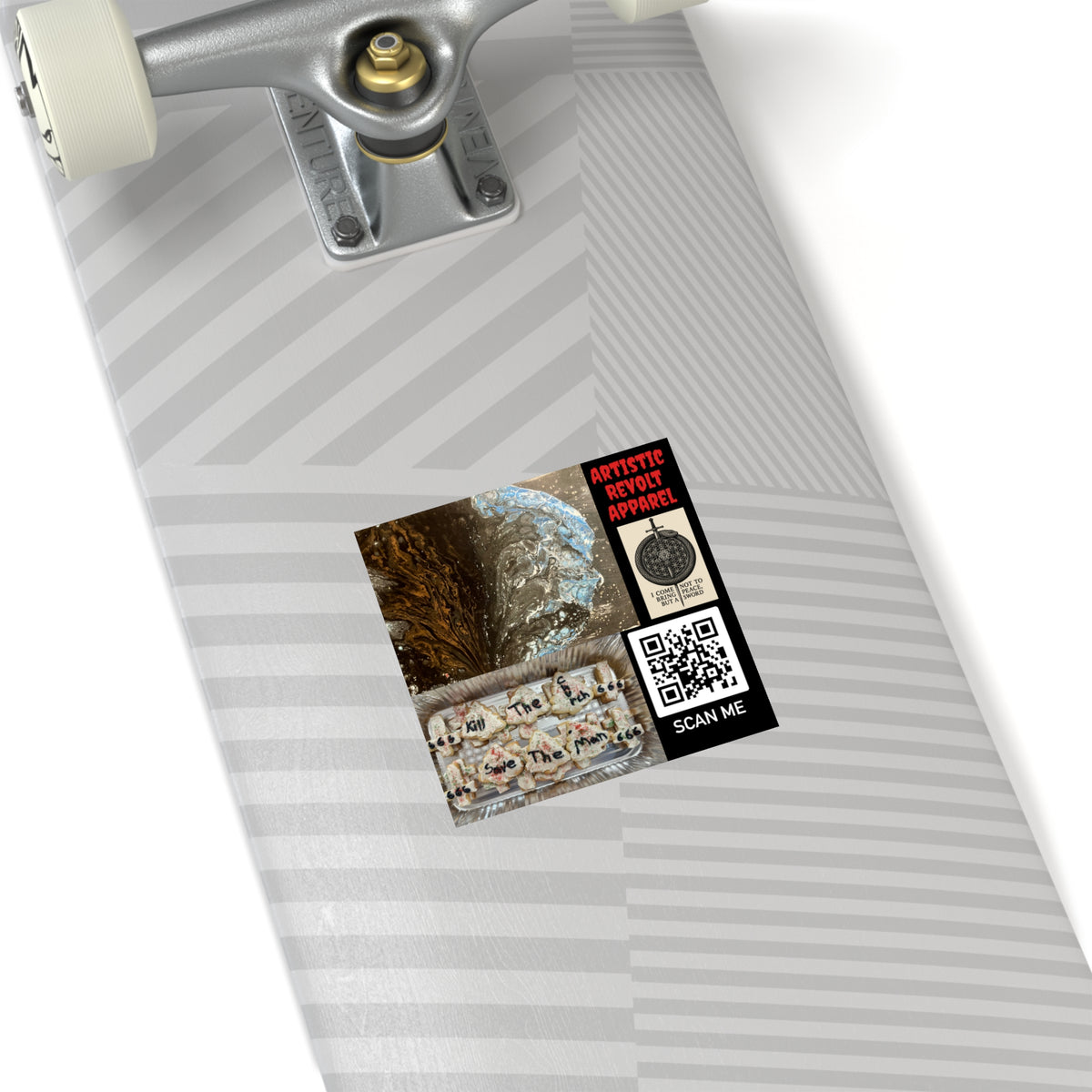 Buried Blue Race Stickers, Indoor\Outdoor