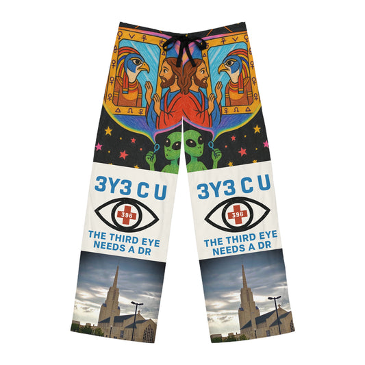 G.  Jesus/Horus Mirror Pajama Pants (AOP)