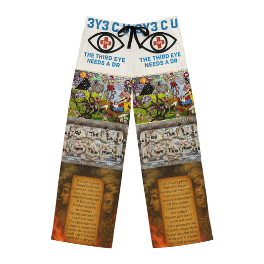 G. Kill the Church, Save the Man Pajama Pants (AOP)