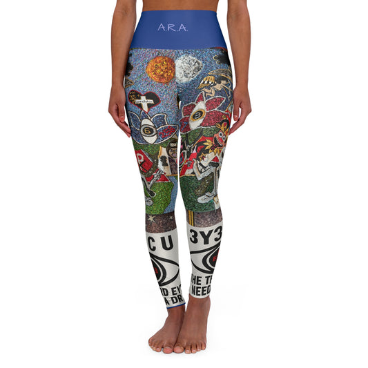 H. Elemental Alien Yoga Leggings (AOP)