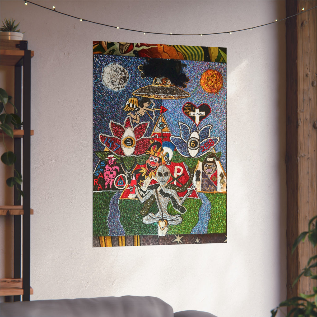 Alien Magician Art Posters