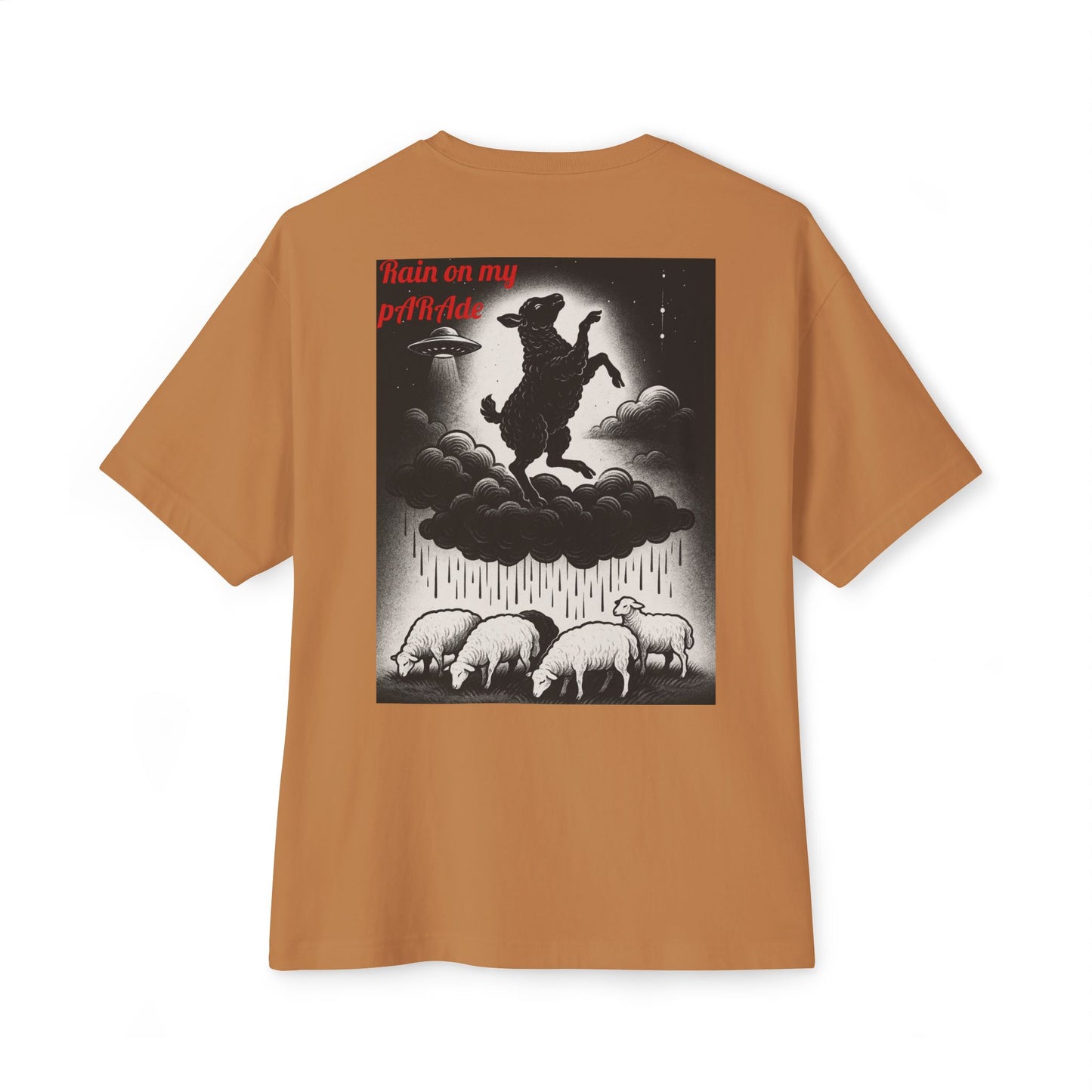 D. Rain On My pARAde Boxy Tee