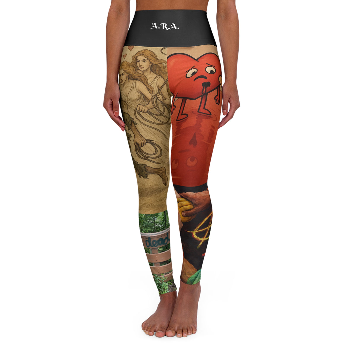 H. Love iS Dead Yoga Leggings