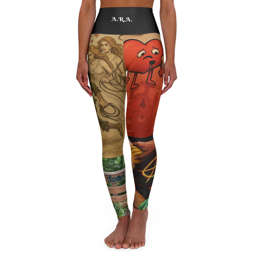 H. Love iS Dead Yoga Leggings