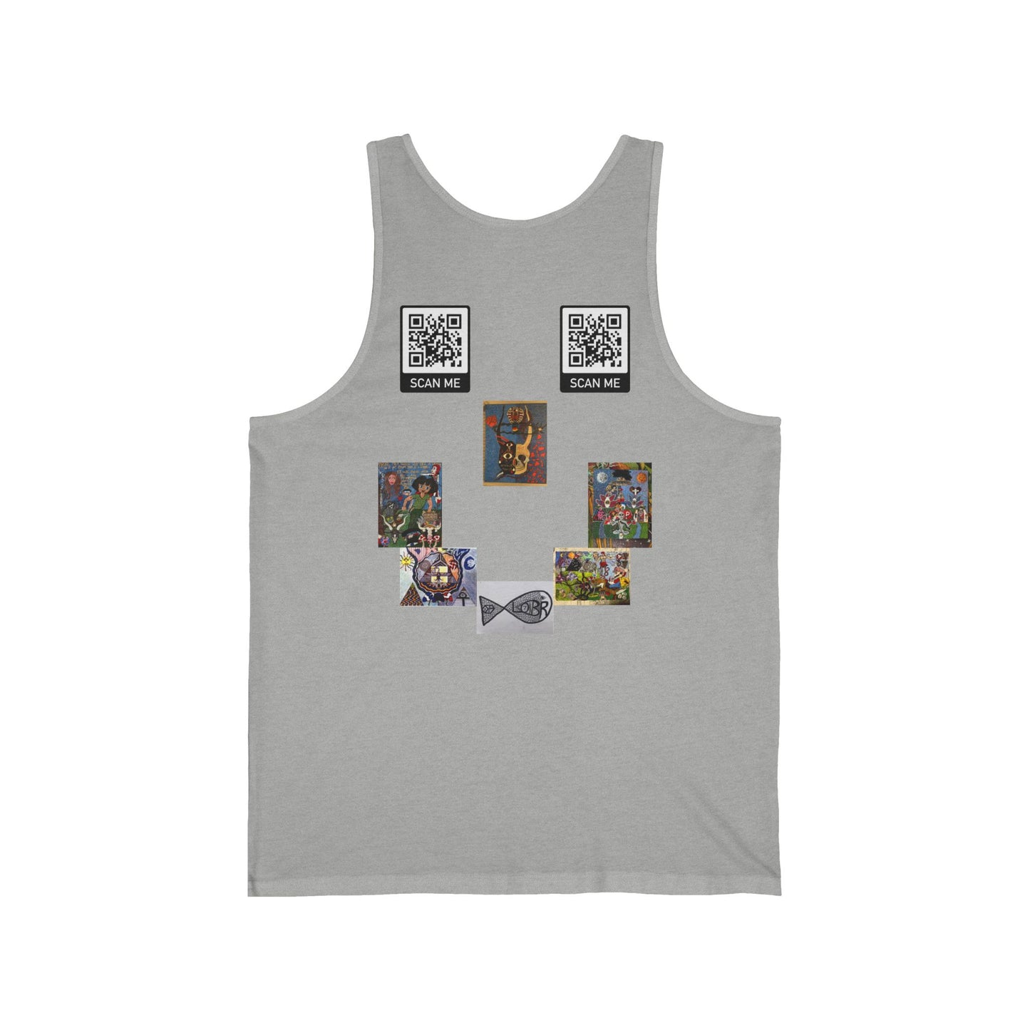 Smile, Say heART Unisex Tank
