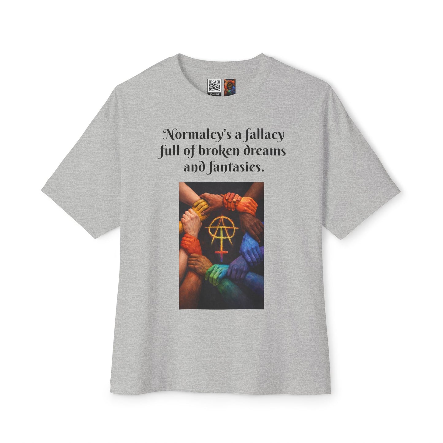 D. Rain On My pARAde Boxy Tee