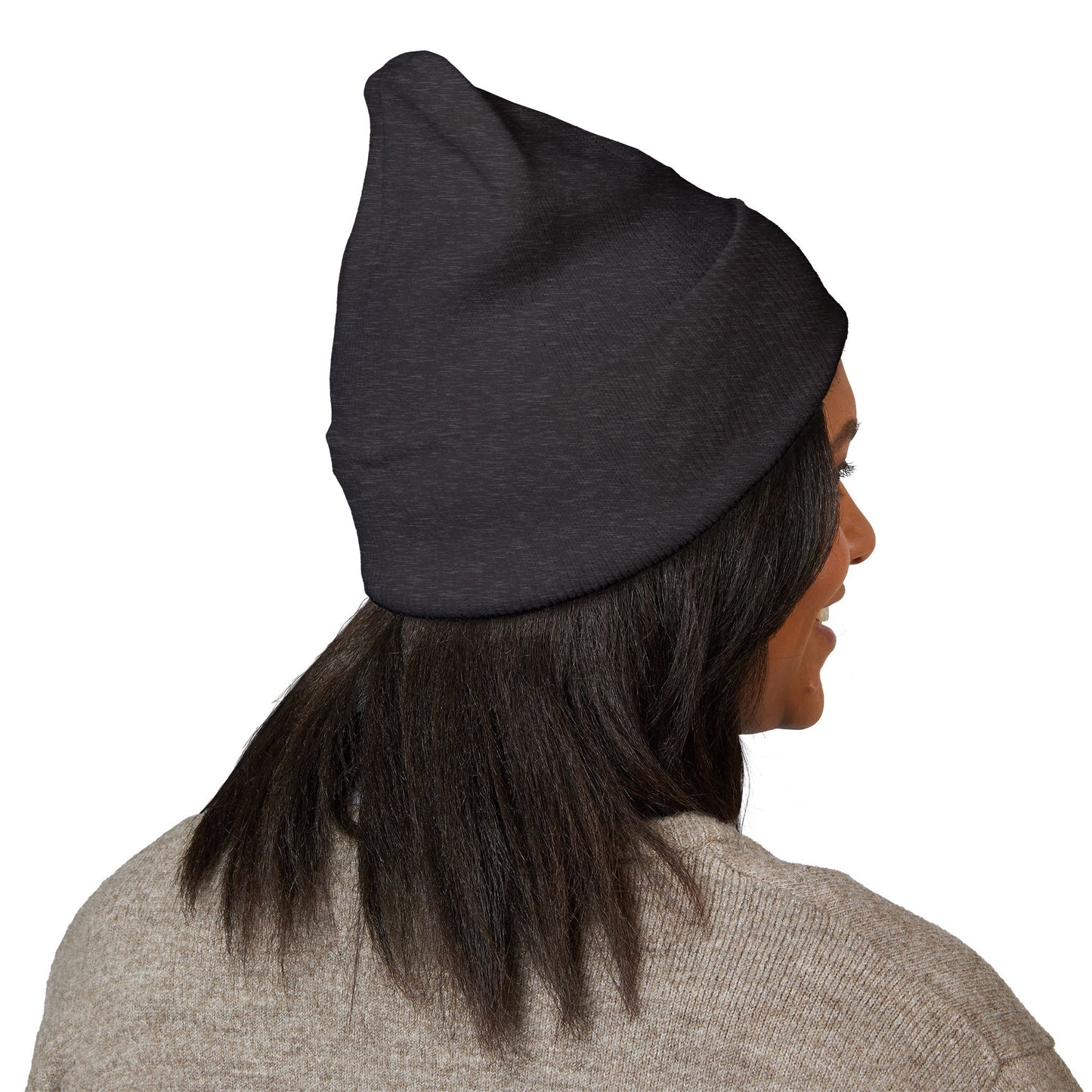 Z. Drip Drip Black Beanie (Embroidery)