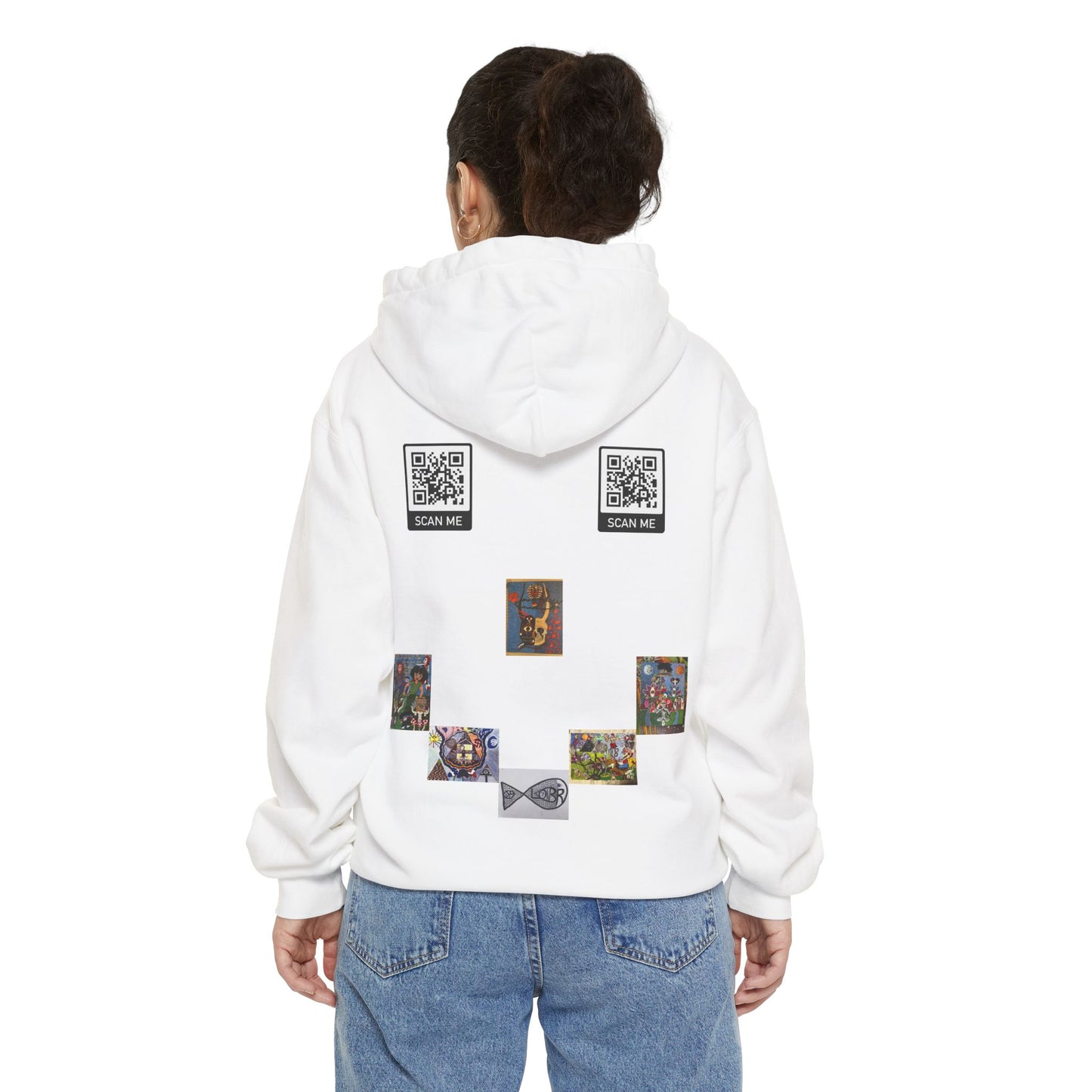 Smile, Say heART Unisex Hoodie