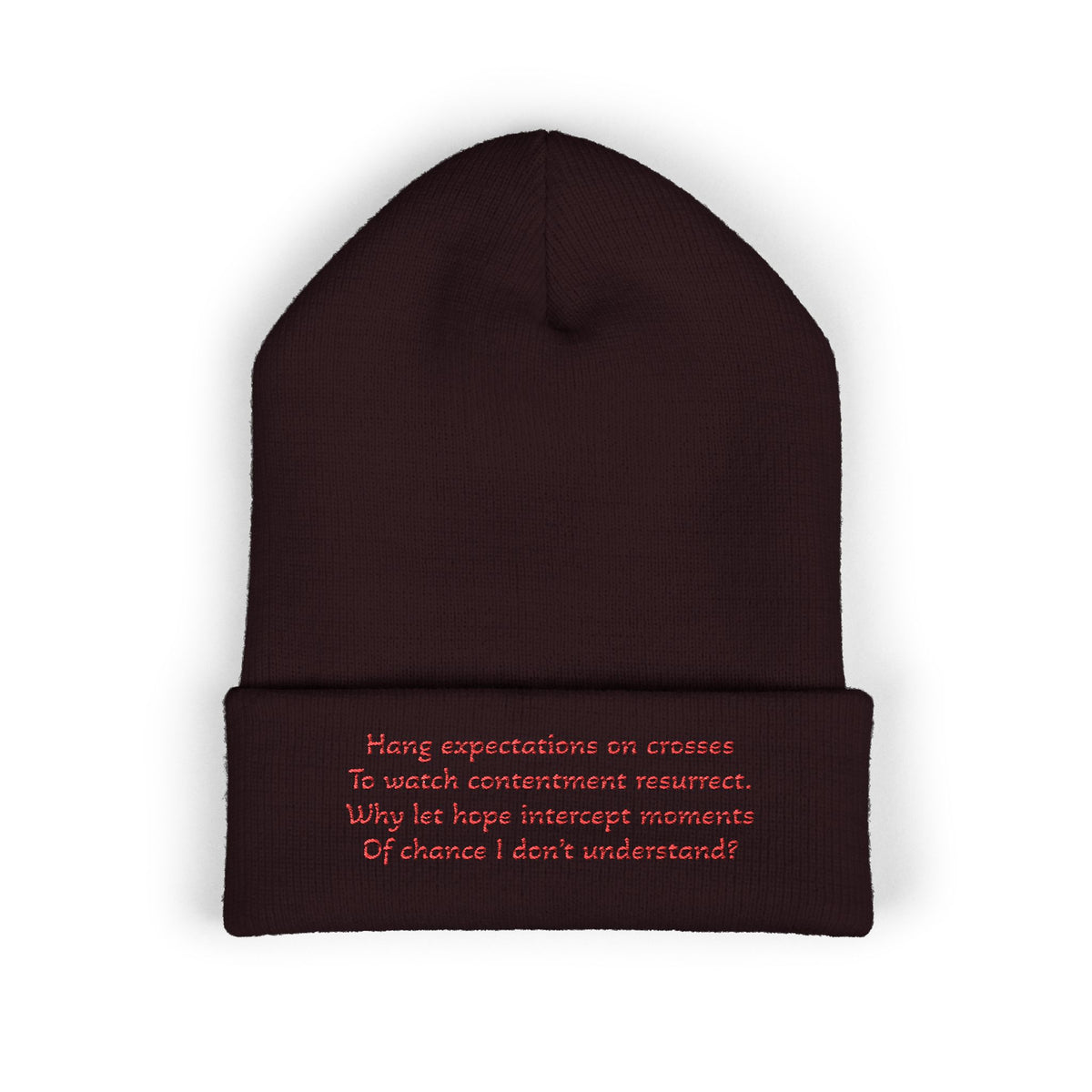 Z. Hang Expectations Beanie (Embroidery)