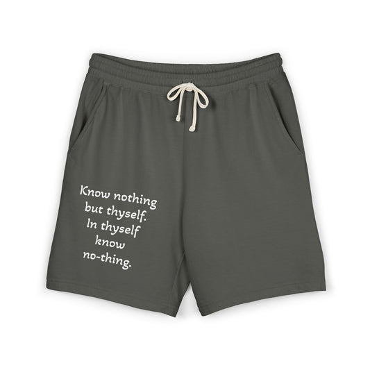 I. Know Nothing Lightweight Fleece Sweat Shorts