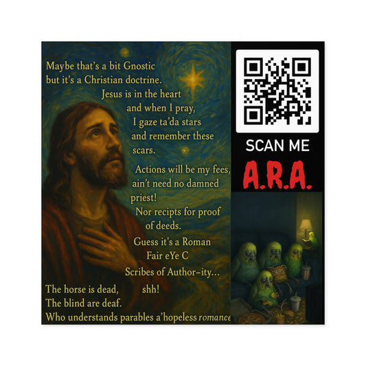 Gnostic Jesus Stickers, Indoor\Outdoor