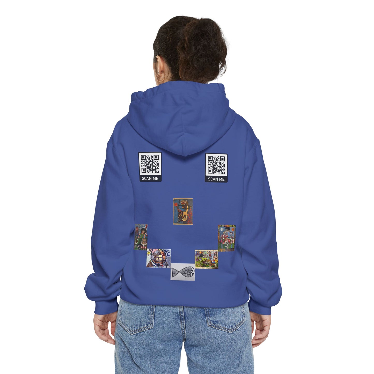 Smile, Say heART Unisex Hoodie