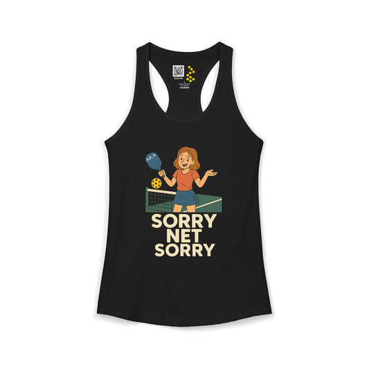Sorry Net Sorry Racerback Tank