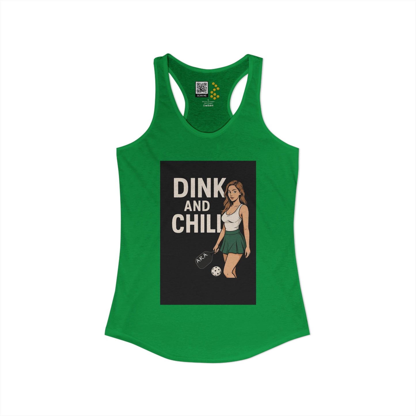 Dink and Chill Two Racerback Tank
