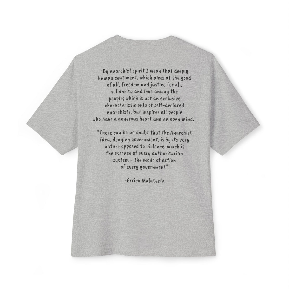 E. Errico Malatesta Boxy Tee