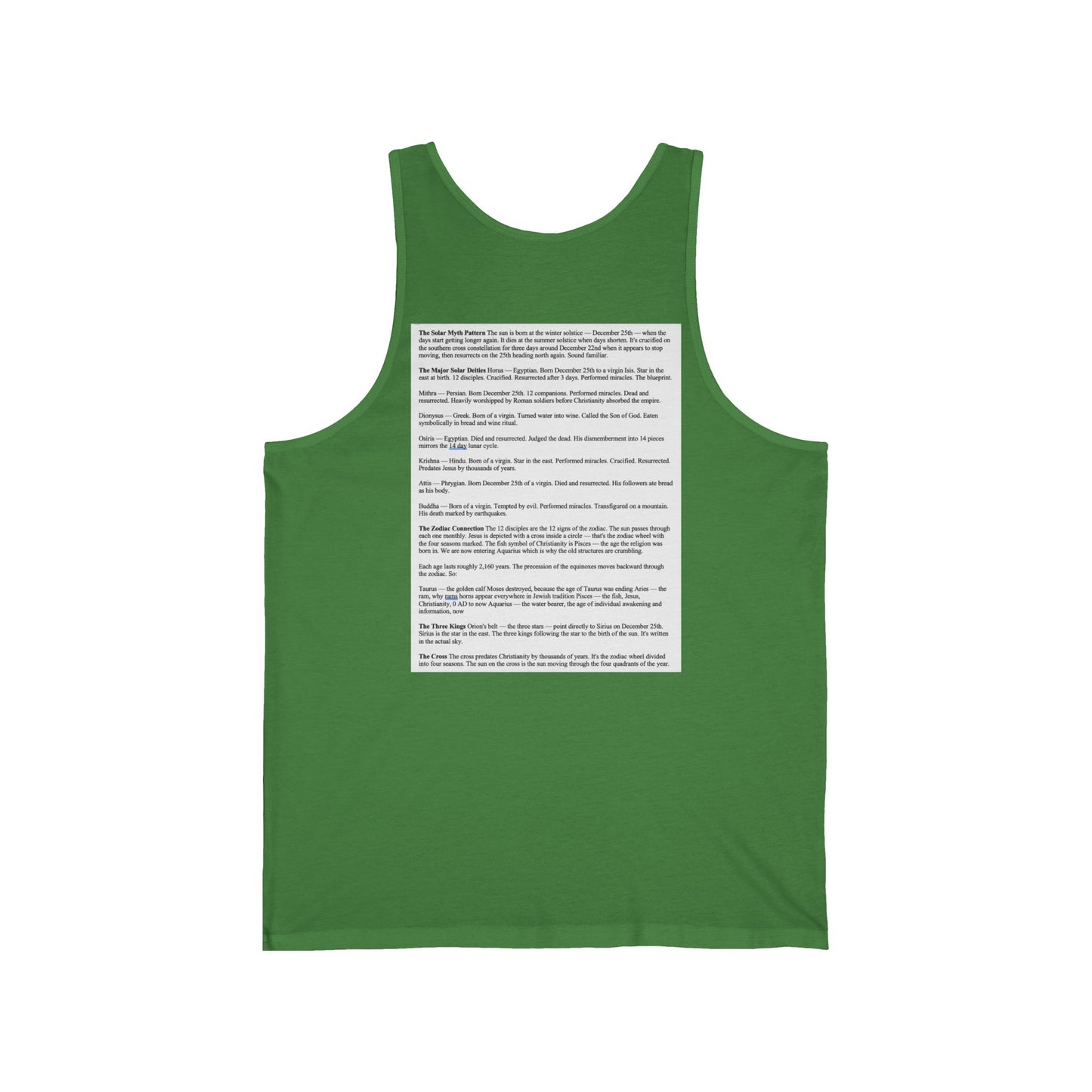 Sun Religion Unisex Tank