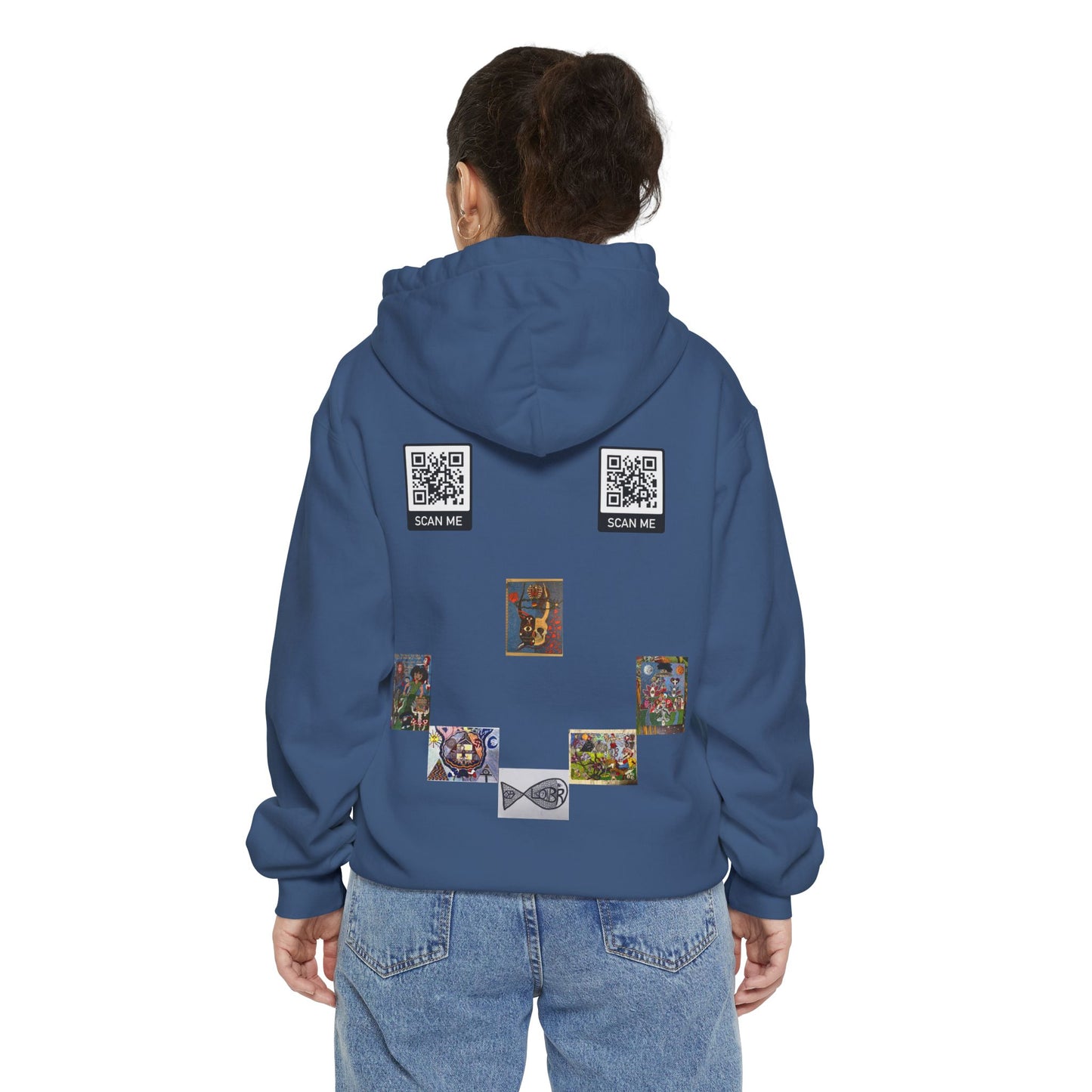 Smile, Say heART Unisex Hoodie
