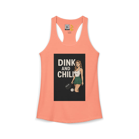 Dink and Chill Two Racerback Tank