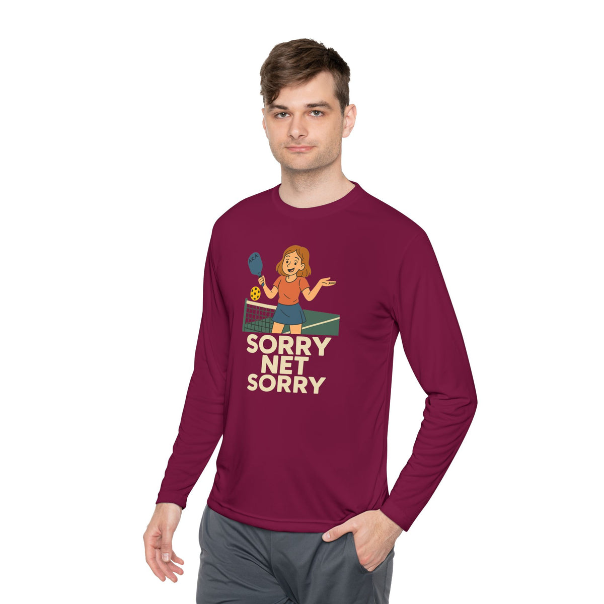 Sorry Net Sorry Long Sleeve Tee