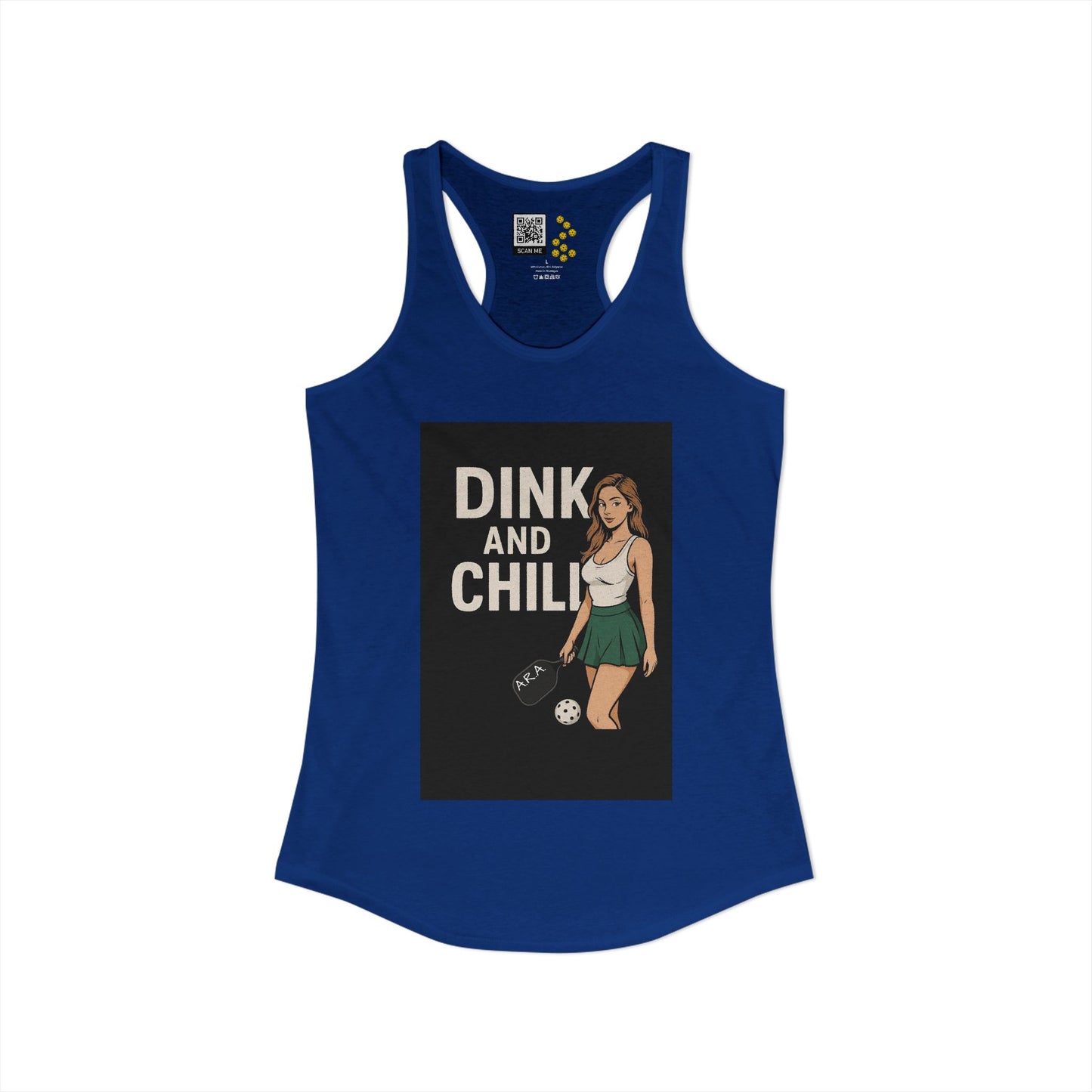 Dink and Chill Two Racerback Tank