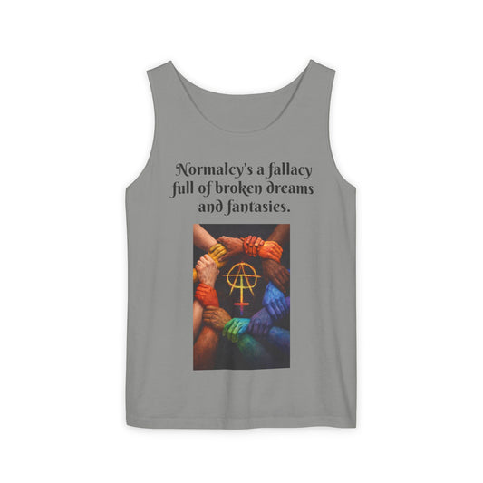 D. Rain On My pARAde Tank Top