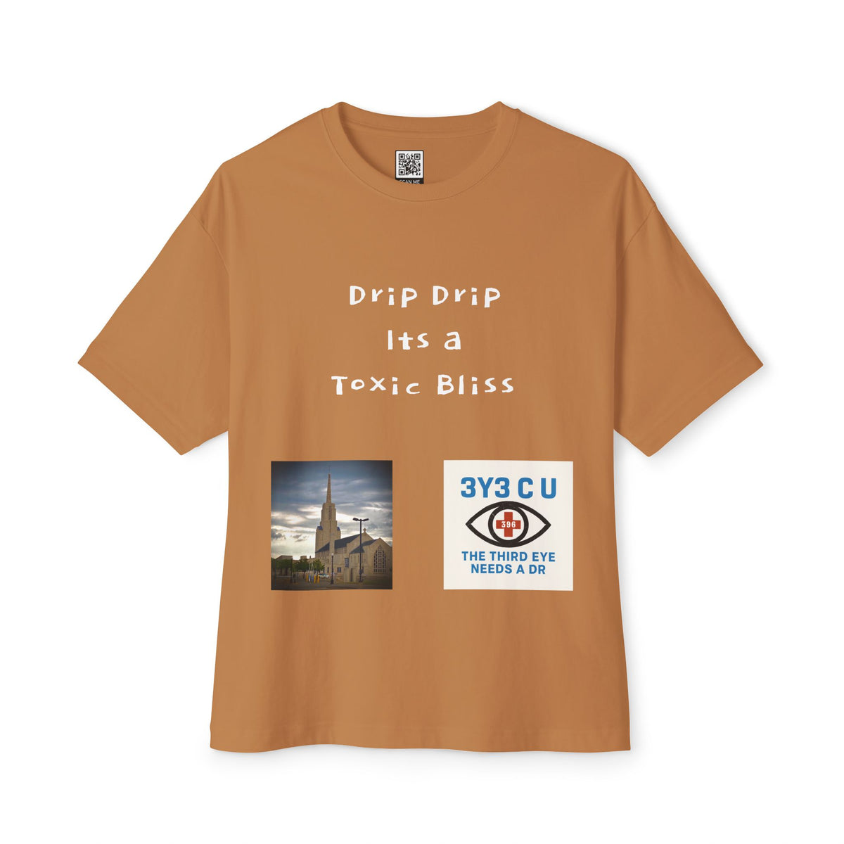 B. Doctrine Built on Bones Boxy Tee